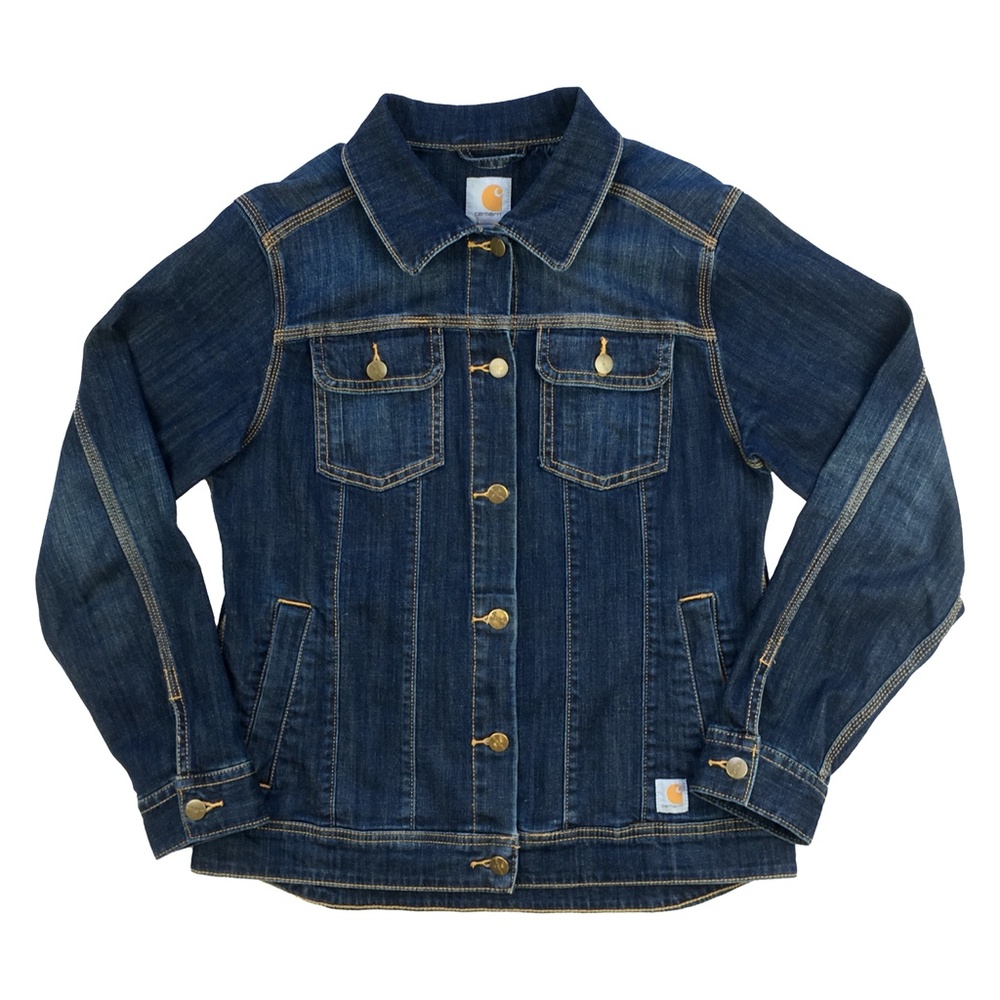 HP EUC Carhartt Brewster Denim Jacket | M - Picture 2 of 5